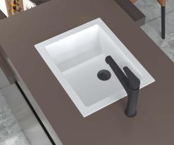 Turavit Eviye Lavabo 40x50 cm Beyaz uygulama örneği