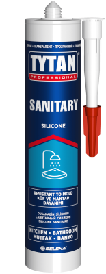 Tytan Duşakabin Silikonu Beyaz 280 ml