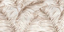 Uşak Seramik 30x80 Madrid Kahve Palm Dekor Parlak