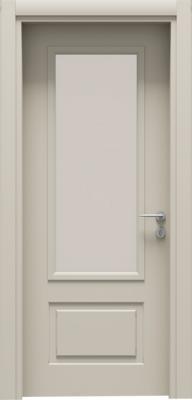 VARIODOR Alize Premium Style Soft Bej Camlı 90x205 PVC İç Kapı