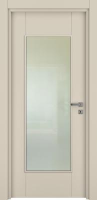 VARIODOR Alize VDA-50 Soft Bej Camlı 70x205 PVC İç Kapı