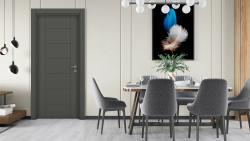 VARIODOR Alize VDA-50 Modern Antrasit 90x205 PVC İç Kapı