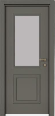 VARIODOR Alize Premium Luxury Modern Antrasit Camlı 45x198 PVC İç Kapı Yavru Kanat