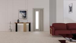 VARIODOR Mono Lake Soho Naturel Gri Camlı 90x205 İç Kapı