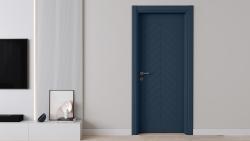 VARIODOR Alize Premium Fishbone Belize Mavi 90x205 PVC İç Kapı