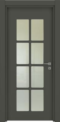 VARIODOR Alize VDA-50 Modern Antrasit G Camlı 70x198 PVC İç Kapı