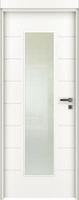 VARIODOR Alize VDA-70 Lake Beyaz Camlı 45x205 PVC İç Kapı Yavru Kanat