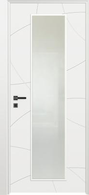 VARIODOR Alize VDA-100 Lake Beyaz Camlı 45x198 PVC İç Kapı Yavru Kanat