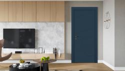 VARIODOR Alize VDA-100 Belize Mavi 90x198 PVC İç Kapı