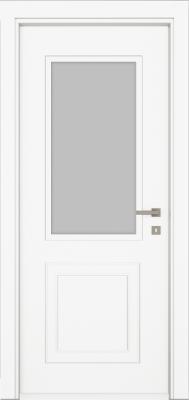 VARIODOR Alize Premium Luxury Lake Beyaz Camlı 70x205 PVC İç Kapı