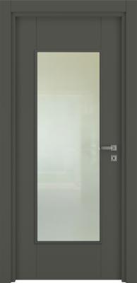 VARIODOR Alize VDA-50 Modern Antrasit Camlı 80x198 PVC İç Kapı