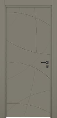 VARIODOR Alize VDA-100 Haki Gri 45x205 PVC İç Kapı Yavru Kanat