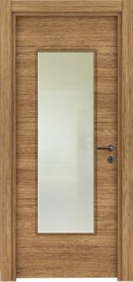 VARIODOR Klasik Teak 50 Camlı 90x205 Melamin İç Kapı