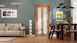 VARIODOR Klasik Mercan 21 Camlı 90x205 Melamin İç Kapı