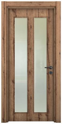 VARIODOR Klasik Mercan 21 Camlı 80x205 Melamin İç Kapı