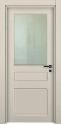 VARIODOR Alize VDA-06 Soft Bej Camlı 90x205 PVC İç Kapı