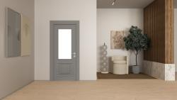 VARIODOR Mono Lake Sole Naturel Gri Camlı 90x205 İç Kapı