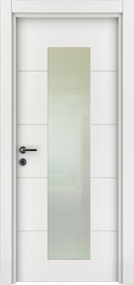 VARIODOR Alize VDA-80 Lake Beyaz Camlı 70x198 PVC İç Kapı