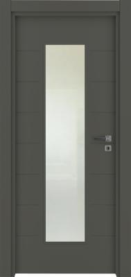 VARIODOR Alize VDA-70 Modern Antrasit Camlı 90x205 PVC İç Kapı
