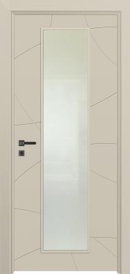 VARIODOR Alize VDA-100 Soft Bej Camlı 45x205 PVC İç Kapı Yavru Kanat