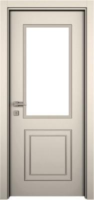 VARIODOR Alize Premium Luxury Soft Bej Camlı 90x205 PVC İç Kapı