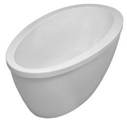 VitrA Silence Oval Küvet — Kumandalı Sifon, Ayak, 170x90