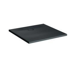VitrA Leaf Kare Duş Teknesi — 90x90 cm, Dokulu Antrasit