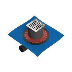 VitrA DK800 Kare-Yalıtımlı Style Duş Kanalı — Yandan Sifon, 15x15 cm Parlak