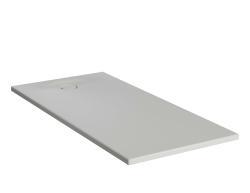 VitrA Leaf Dikdörtgen Duş Teknesi — 180x80 cm, Dokulu Gri
