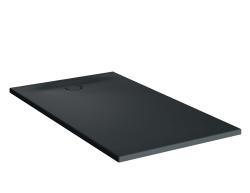 VitrA Leaf Dikdörtgen Duş Teknesi — 170x90 cm, Dokulu Antrasit