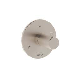 VitrA Origin Ankastre 3 Yollu Yönlendirici — Sıva Üstü Grubu, Fırçalı Nikel (