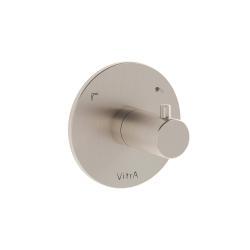 VitrA Origin Ankastre 2 Yollu Yönlendirici — Sıva Üstü Grubu, Fırçalı Nikel (