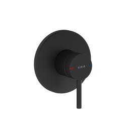 VitrA Origin Ankastre Lavabo Bataryası — Duvardan Kontrol, Sıva Üstü Grubu, Minibox, Mat Siyah
