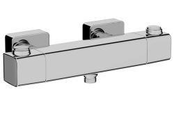 VitrA AquaHeat SS3 Termostatik Duş Bataryası — Krom