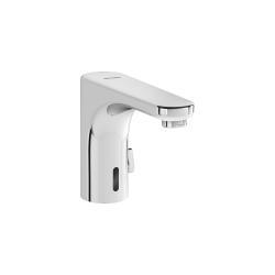 VitrA Root Round Temassız Lavabo Bataryası — Elektrikli, çift su girişli, krom (0