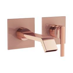 VitrA Suit Ankastre Lavabo Bataryası — Sıva Üstü Grubu, Soft Bakır