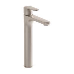 VitrA Root Round Lavabo Bataryası — Çanak, Fırçalı Nikel