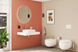 VitrA Origin Lavabo Bataryası — Yüksek, Uzun Çıkış Ucu, Krom