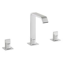 VitrA Suit Lavabo Bataryası — 3 Delikli, Krom