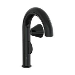 VitrA Liquid Lavabo Bataryası — Sağdan Kullanım, Parlak Siyah
