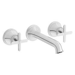 VitrA Origin Classic Lavabo Bataryası — 3 Delikli, Sıva Üstü, Krom