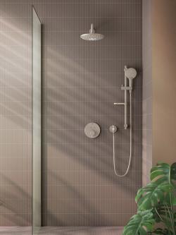 VitrA Duş Dirseği — Duvardan, Uzun, Fırçalı Nikel