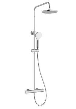 VitrA Joy Duş Sistemi — Termostatik Duş Bataryalı, Krom