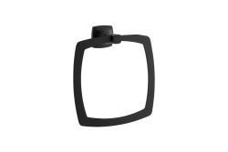 VitrA Base 400 Halka Havluluk — Mat Siyah (5,0)