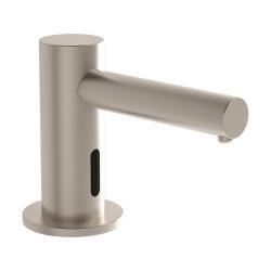VitrA Origin Temassız Sıvı Sabunluk — Tezgah Üzeri, Elektrikli, Kısa, Fırçalı Nikel