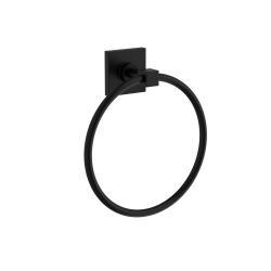 VitrA Root Havluluk — Yuvarlak Mat Siyah