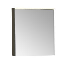 VitrA Core Aynalı Banyo Dolabı — 60 cm, aydınlatmalı fırçalı krom, sağ