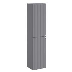VitrA Root Groove Boy Dolabı — 40 cm, iki kapaklı mat gri