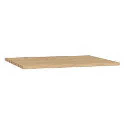VitrA Origin Tamamlayıcı Tezgah — 60 cm, ahşap armatür deliksiz, sifon deliksiz, açık meşe