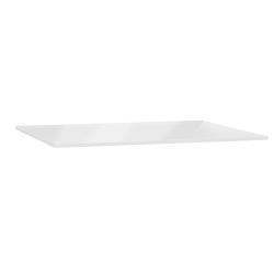 VitrA Origin Tamamlayıcı Tezgah — 60 cm, cam armatür deliksiz, sifon deliksiz, beyaz